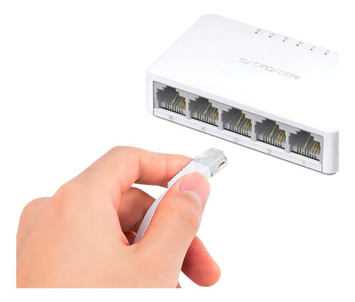 Switch Mercusys Fast Ethernet Ms105, 5 Puertos 10/100mbps