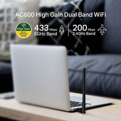 Tp-link Adaptador Red Archer T2u Plus Inalámbrico 2.4/5ghz