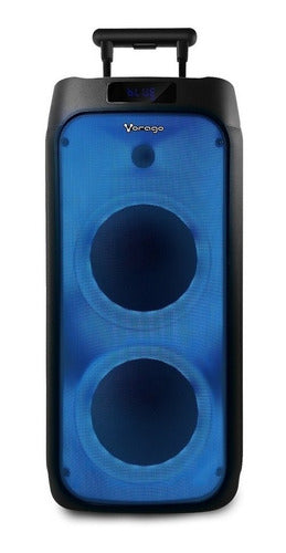 Bafle Vorago Ksp-550 2x8  Rgb Bluetooth Recargable 1 Mic Ina