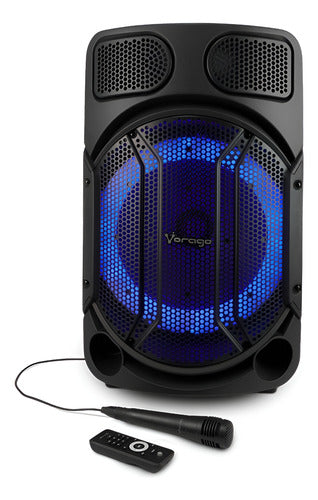 Bocinas Bafle Vorago.ksp-502 80w Fm Bt Recargable 1 Microfon