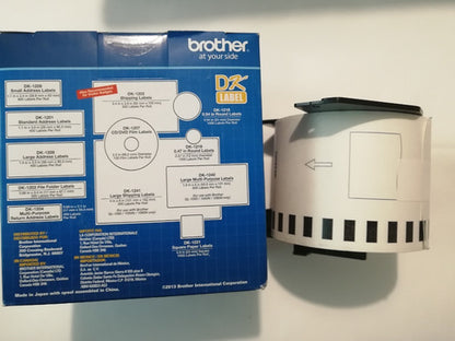 Etiqueta Blanca Papel Brother Dk2205 62 Mm De Ancho X 30.4mt