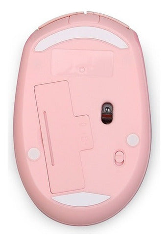 Mouse Getttech Óptico Gac-24404, Inalámbrico, 1600dpi, Rosa