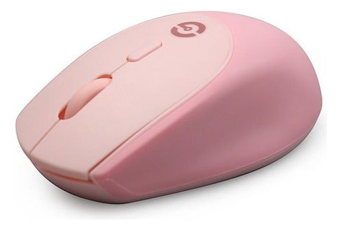 Mouse Getttech Óptico Gac-24404, Inalámbrico, 1600dpi, Rosa