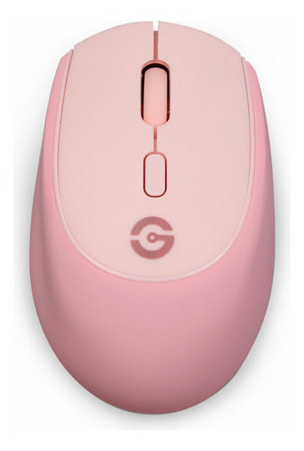 Mouse Getttech Óptico Gac-24404, Inalámbrico, 1600dpi, Rosa