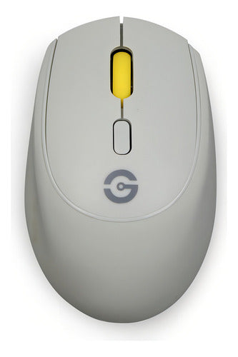Mouse Getttech Óptico Gac-24407g Inalámbrico Usb 1600di Gris