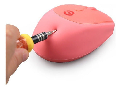 Mouse Getttech Óptico Gac-24405r Inalámbrico Usb 1600dp Rojo