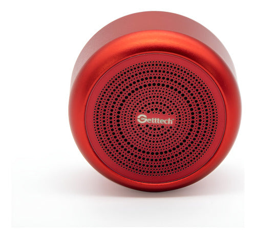 Getttech Bocina Portátil Melodic, Bluetooth Inalámbrico Rojo