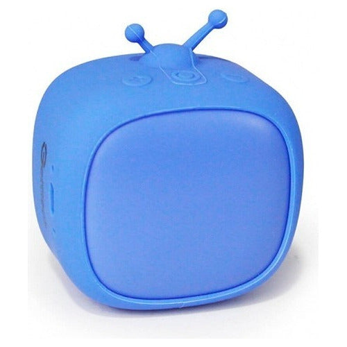 Getttech Bocina Portátil Little Tv, Bluetooth 3w Rms, Azul