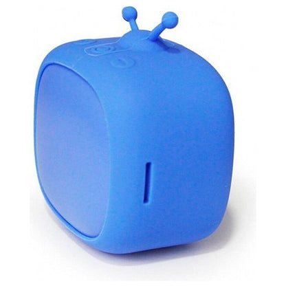Getttech Bocina Portátil Little Tv, Bluetooth 3w Rms, Azul
