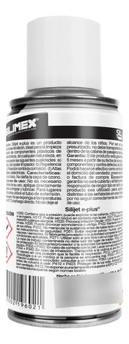 Limpiador Lubricante En Aerosol Dieléctrico, 170 Ml Silimex