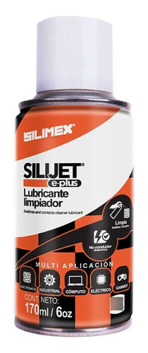 Limpiador Lubricante En Aerosol Dieléctrico, 170 Ml Silimex