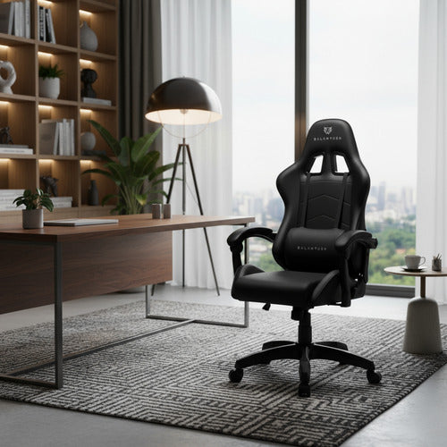 Balam Rush Silla Gamer Power Rush V2, Hasta 120kg, Negro