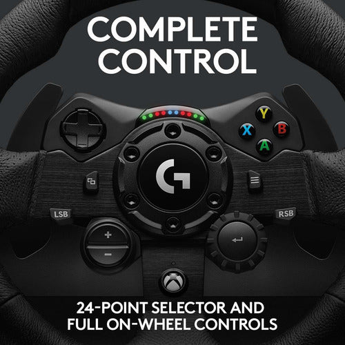 Logitech Volante + Pedales G923, Alámbrico, Usb, Negro