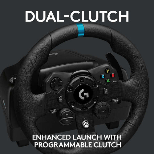 Logitech Volante + Pedales G923, Alámbrico, Usb, Negro