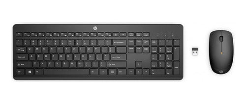 Kit De Teclado Y Mouse Hp 235, Inalámbrico, Negro (español)