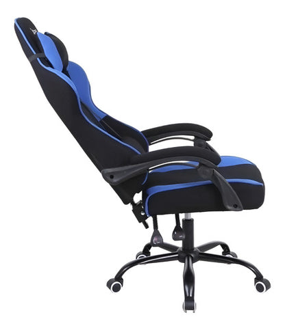 Silla Gamer Xzeal Xz20 Ergonomica Reclinable Azul Xzsxz20a Color Negro/azul Material Del Tapizado Cuero Sintético
