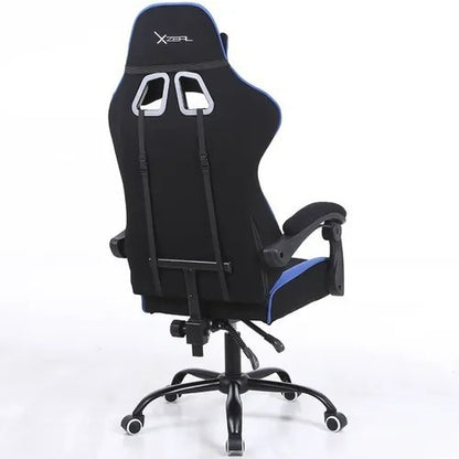 Silla Gamer Xzeal Xz20 Ergonomica Reclinable Azul Xzsxz20a Color Negro/azul Material Del Tapizado Cuero Sintético