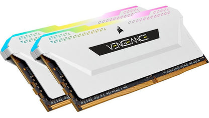 Kit Memoria Ram Corsair Rgb Ddr4, 3600mhz 16gb 2x8gb Blanco