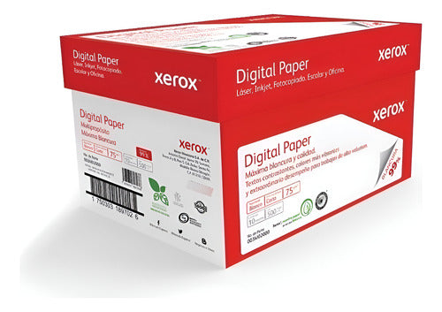 Hojas T/carta Xerox Rojo Caja Con 10 Paquetes