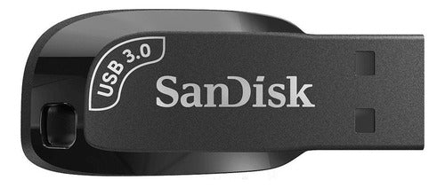 Memoria Usb Sandisk Ultra Shift, 256gb, Usb 3.0, Negro