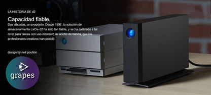 Disco Duro Externo Lacie D2 Professional 8tb Usb-c Negro