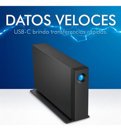Disco Duro Externo Lacie D2 Professional 8tb Usb-c Negro