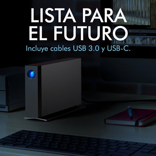 Disco Duro Externo Lacie D2 Professional 8tb Usb-c Negro