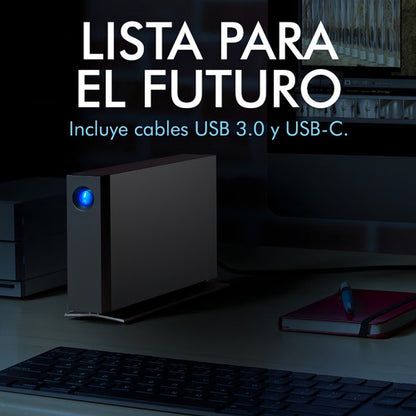Disco Duro Externo Lacie D2 Professional 8tb Usb-c Negro