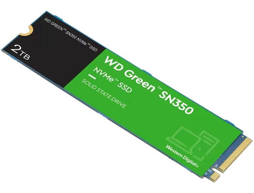 Ssd Western Digital Wd Green Sn350 Nvme, 2tb Pci Express M.2