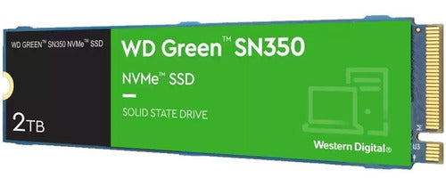 Ssd Western Digital Wd Green Sn350 Nvme, 2tb Pci Express M.2