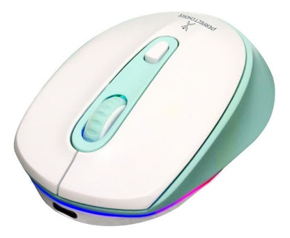 Mouse Ergonómico Perfect Choice Óptico Lumier Inalámb /vc Blanco