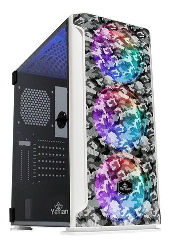 Gabinete Yeyian Hollow Ventana Rgb Atx Eatx Itx Usb 3.0 /vc