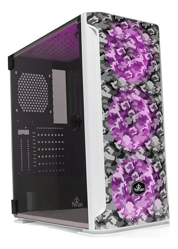 Gabinete Yeyian Hollow Ventana Rgb Atx Eatx Itx Usb 3.0 /vc
