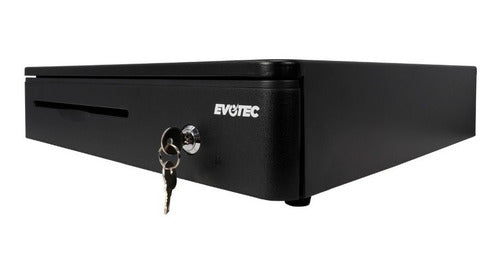 Cajon Para Dinero Metalico Ev-3003 Interfaz Rj11 Negro