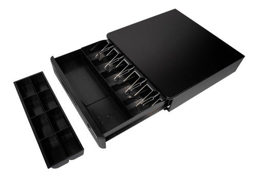 Cajon Para Dinero Metalico Ev-3003 Interfaz Rj11 Negro