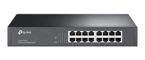 Switch Tp-link Fast Ethernet Tl-sf1016ds 100mbps 3.2gbit/s