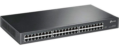 Switch TP-LINK - Gris, 10/100/1000 Mbps, 48ptos, Rack