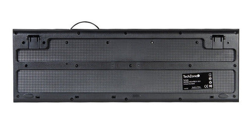 Teclado Techzone Tz16tec01-ala, Alámbrico Usb Negro Español