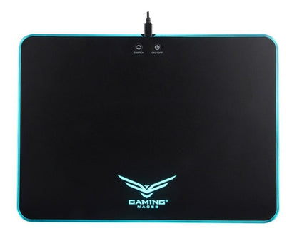 Gaming Naceb Mousepad Base Rigida Na-0927 Iluminacion Rgb 36cm X 26cm