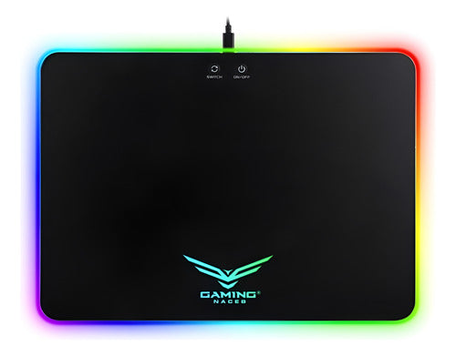 Gaming Naceb Mousepad Base Rigida Na-0927 Iluminacion Rgb 36cm X 26cm
