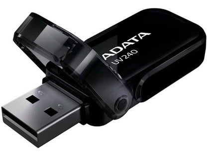 Memoria Usb 64gb 2.0 Adata Uv240 Negra Tapa Nueva Original