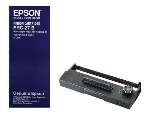 Cinta Epson Erc-27b Negro Para Impresora M-290/tm-290, 290ii