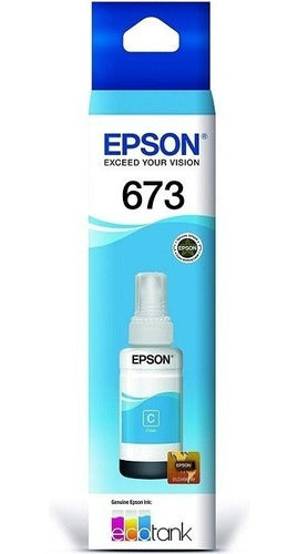 Tinta Epson T673220-al Cian 70ml Ecotank L805 L810 L850