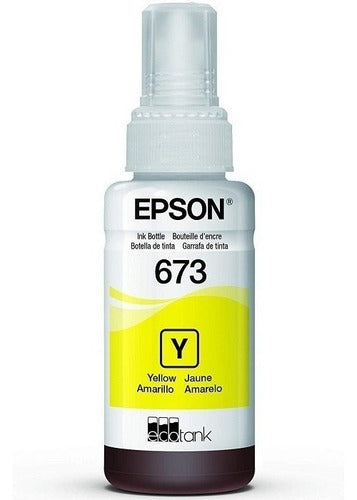 Tanque De Tinta (ecotank) Epson 673 Amarillo 70ml