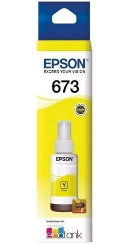 Tanque De Tinta (ecotank) Epson 673 Amarillo 70ml