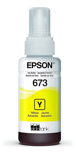 Tanque De Tinta (ecotank) Epson 673 Amarillo 70ml