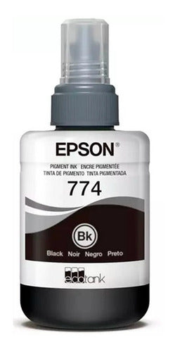 Tanque De Tinta Epson 774 Negro 140ml Original