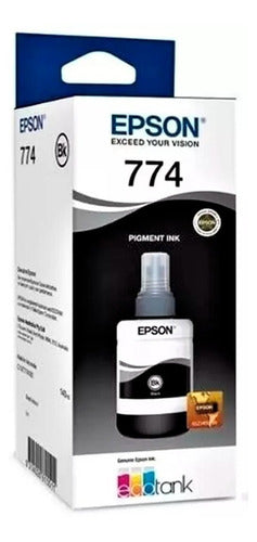 Tanque De Tinta Epson 774 Negro 140ml Original