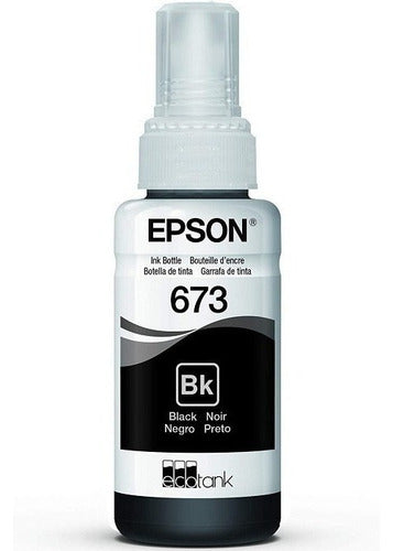 Tanque De Tinta (ecotank) Epson 673 Negro 70ml Original