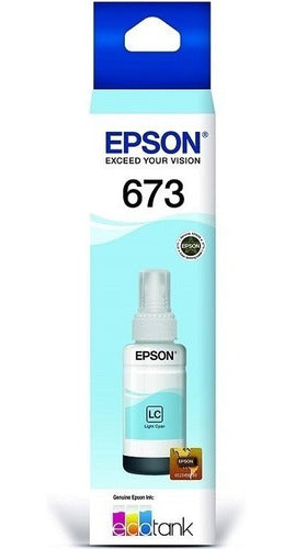 Tinta Epson T673520-al Cian Claro 70ml Ecotank L805 L810